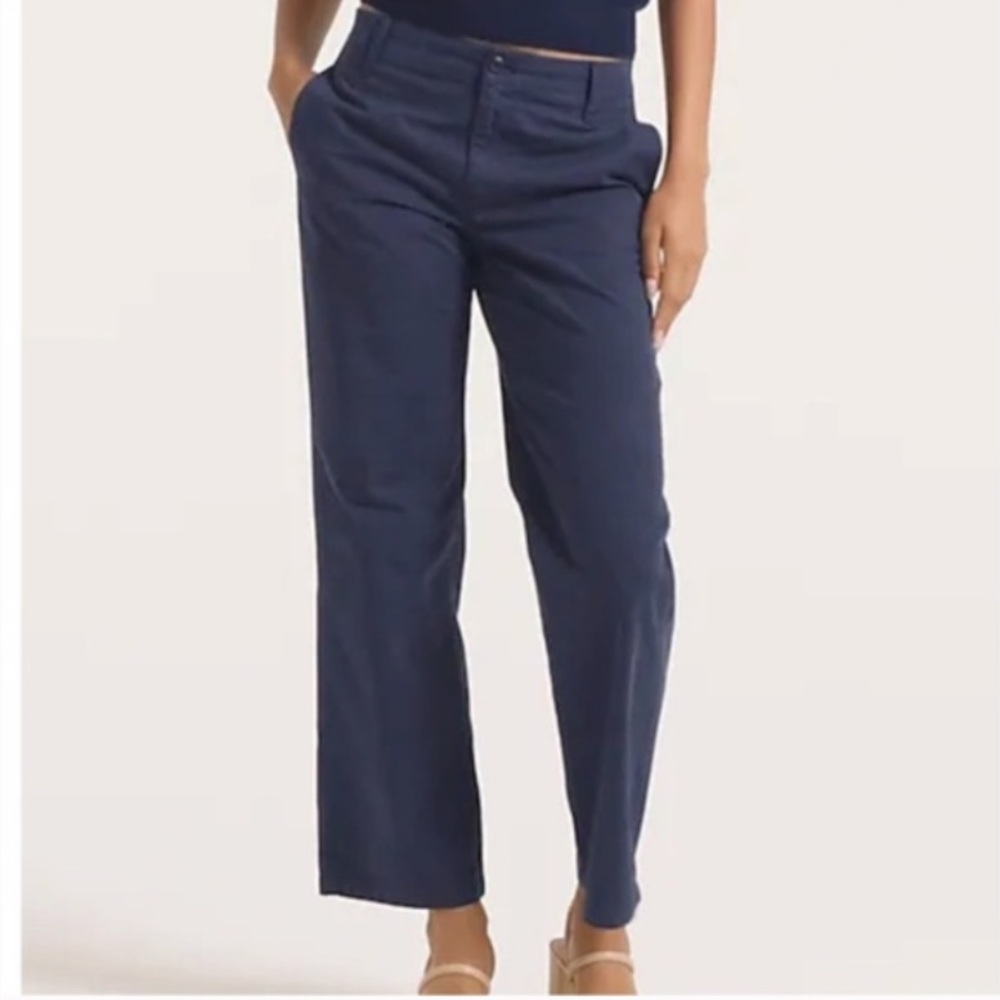 NWT J. Crew Sailor Heritage Chino Navy Blue Pants Women’s 23P Petite BP500